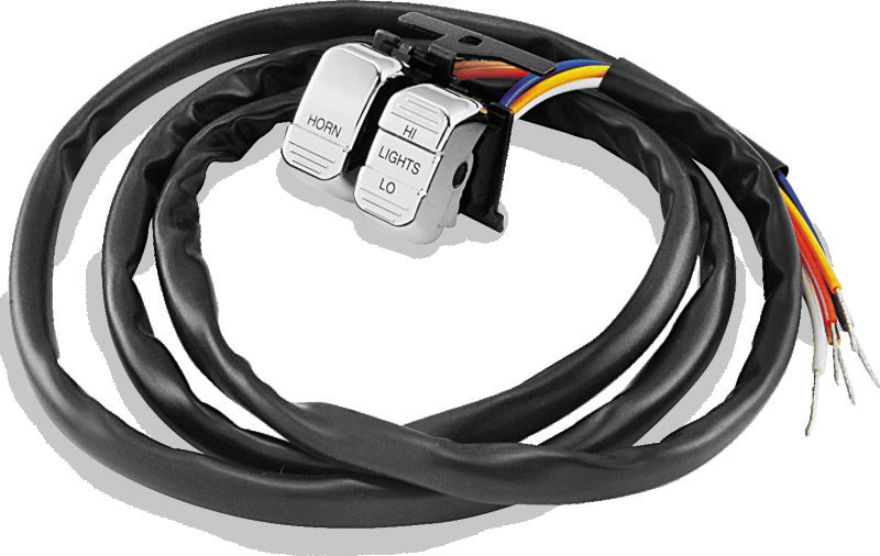TwinPower Twin Power 1996-2013 Big Twin XL V-Rod Chrome Horn/Dimmer Switch Replaces H-D 71597-96 71682-06A - 601696