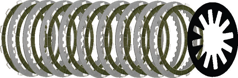 TwinPower Twin Power 1998-2017 Big Twin Exc CVO S.E. and M8 Clutch Kit Extra Plate W/ Heavy Spring - 482038
