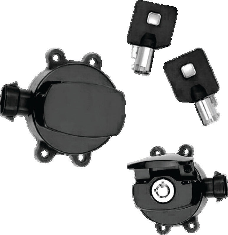 TwinPower Twin Power 2011-2017 Softail Black Fatbob Style Ignition Switch - 492299