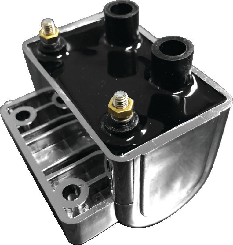 TwinPower Twin Power 2065-1979 Big Twin and XL Ignition Coil Chrome Replaces H-D 31609-65A 5 Ohm - 210535