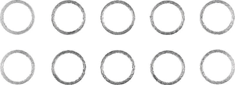 TwinPower Twin Power 84-Up Evo BT and XL and M8 Exhaust Gaskets Replaces 65324-83 .120 Thick 10 Pk - 043205