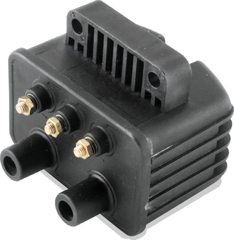 TwinPower Twin Power Big Twin and XL Custom Application Ignition Coil Black Single Fire Dual Output 3 Ohm - 210074