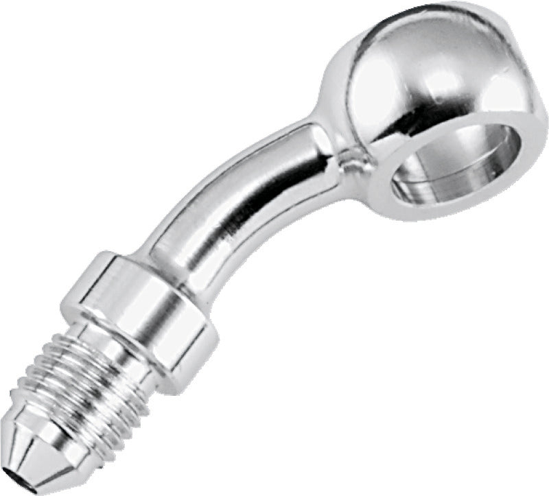TwinPower Twin Power Stainless Brake Fitting 3/8 Inch X AN3 35 Degree Banjo Adaptor - 035956