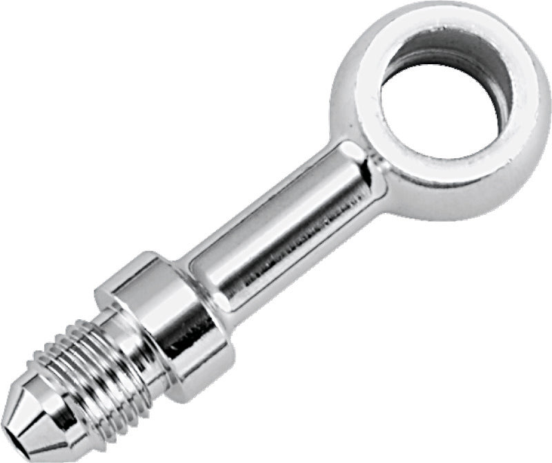 TwinPower Twin Power Stainless Brake Fitting 3/8 Inch X AN3 Straight Banjo Adaptor - 035955