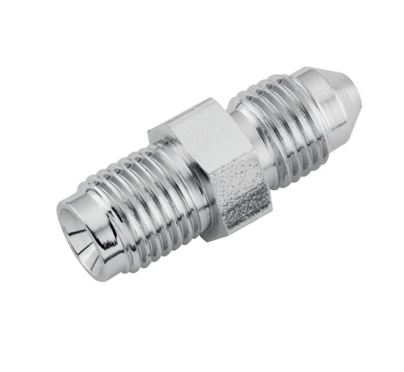 TwinPower Twin Power Stainless Brake Fitting Male 3/8-24 Inverted Flare to AN-3 Male Straight - 035972