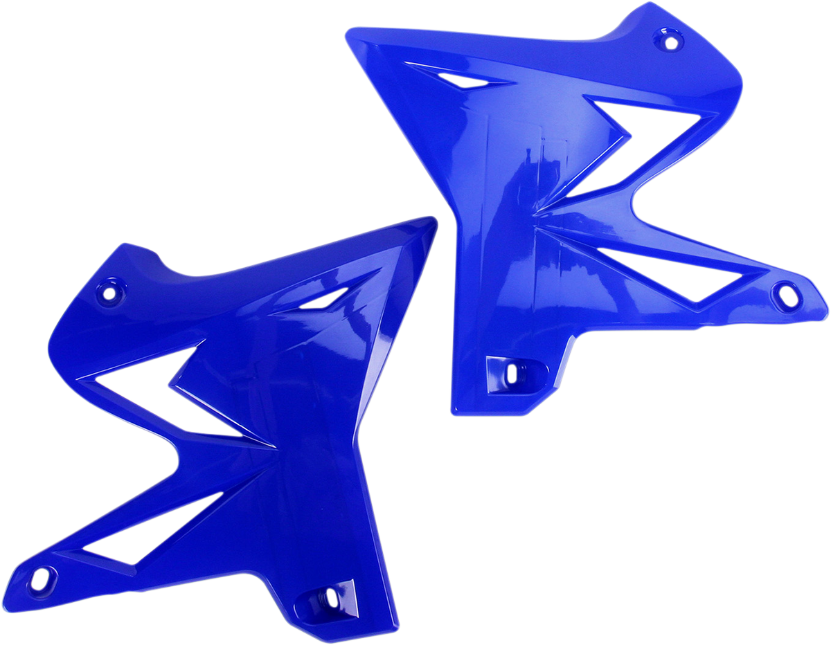 UFO Restyled Radiator Covers - Reflex Blue / YZ '02-'14 0520-1056