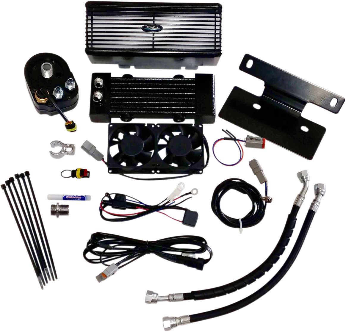 ULTRACOOL 3.0 Below Regulator Mount Oil Cooler with Fan Kit