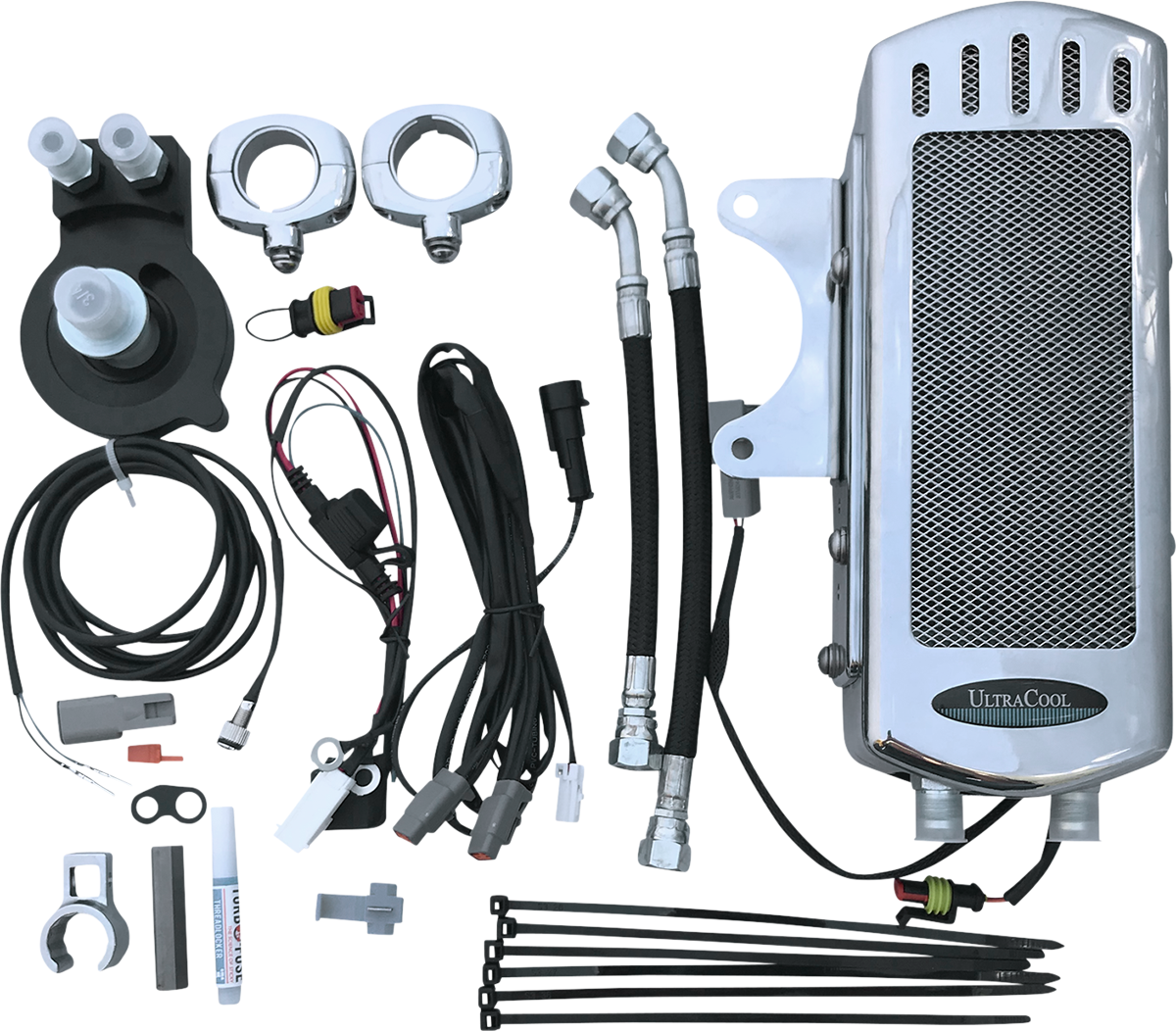 ULTRACOOL 3.0 Side Mount Oil Cooler with Fan Kit for Sportster
