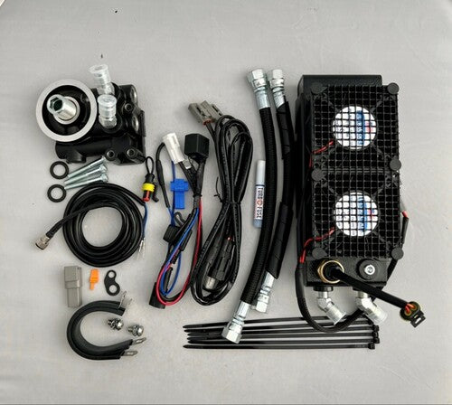 ULTRACOOL Indian Naked Side Mount Oil Cooler - IN-1N