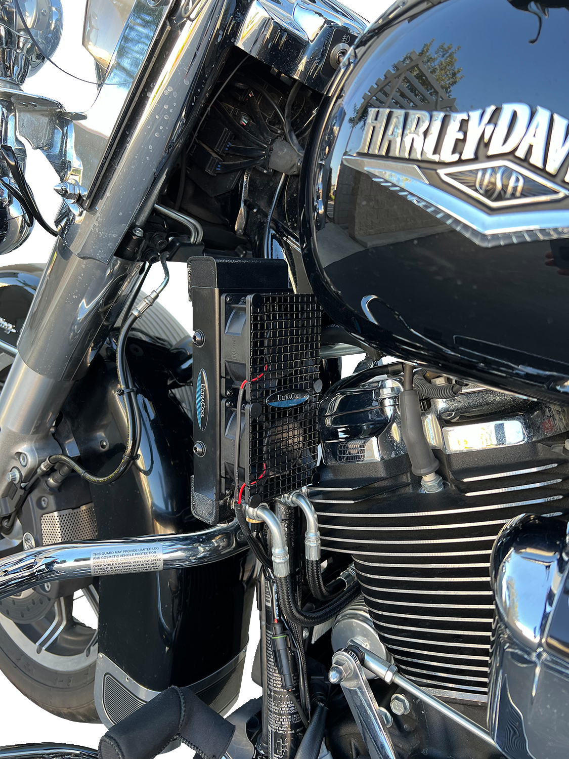 ULTRACOOL Side Mount Oil Cooler Kit - Naked / Black 0713-0260