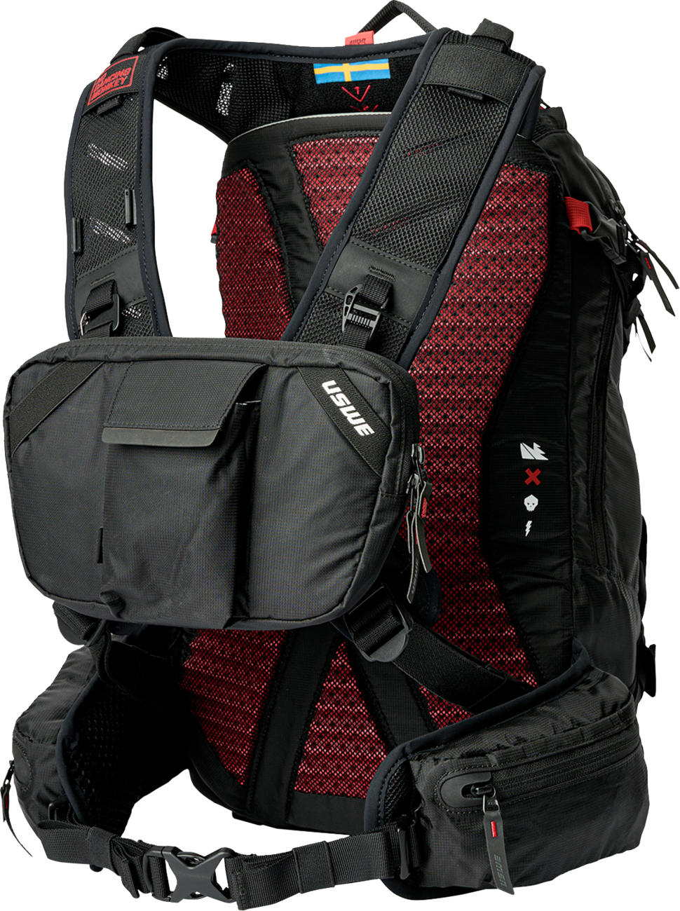 USWE Detachable Chest Pocket - Detachable Daypack Chest Pocket / Black 3517-0580