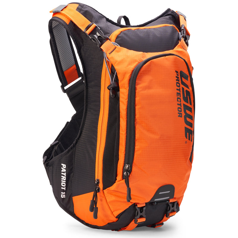 USWE Patriot MTB Protector Pack 15L - Orange/Black - 2150715