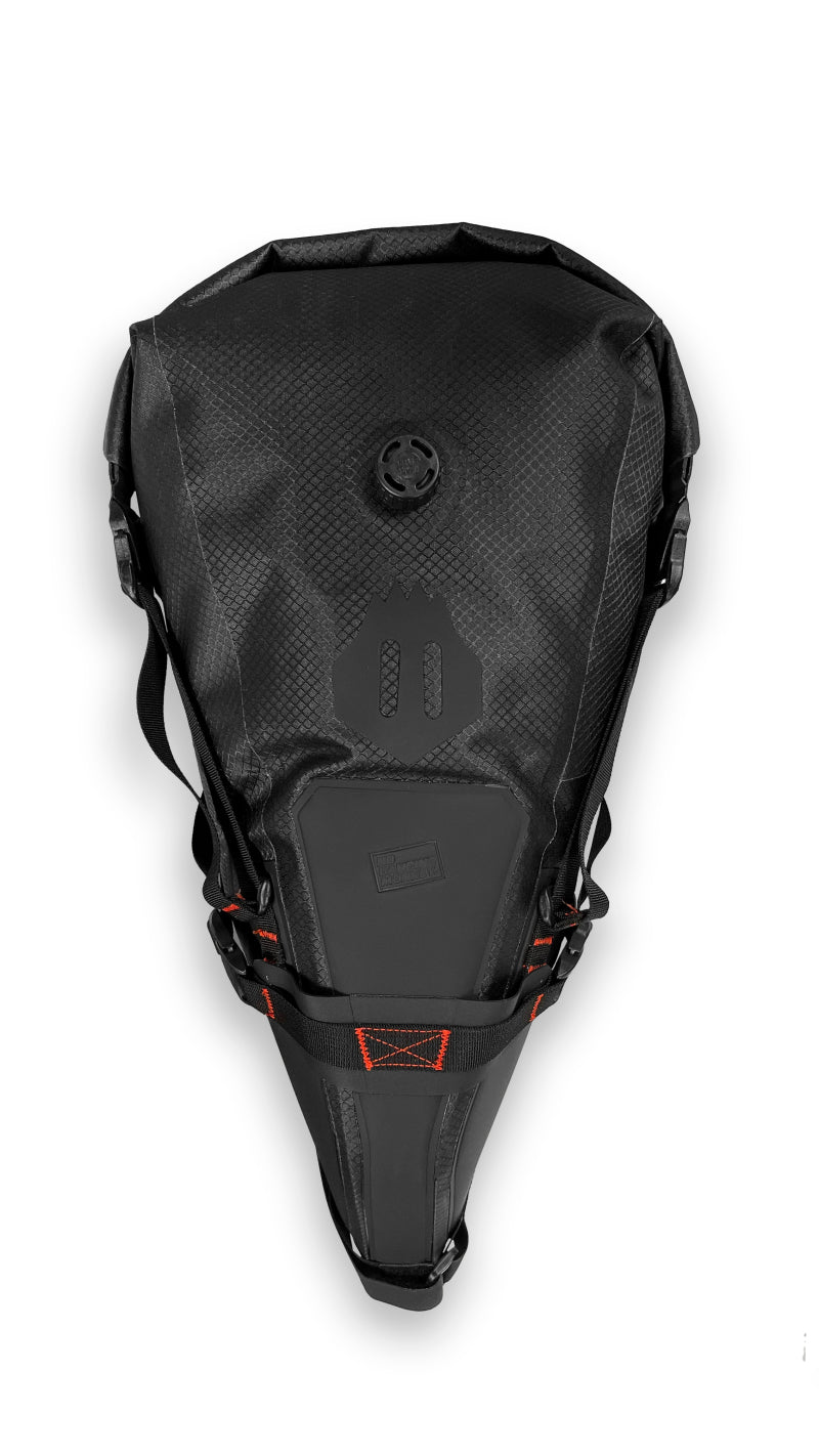 USWE Roll-Top Saddle Bag - Black - 200065001