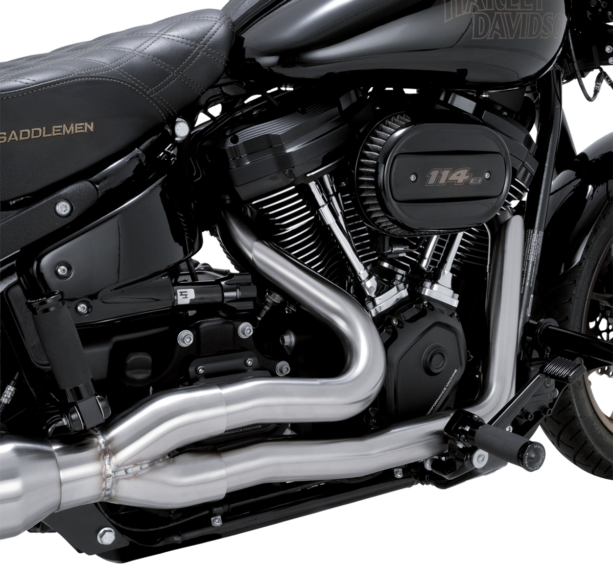 Vance & Hines 2-into-1 Gaslighter Exhaust System - Brushed / M8 Softail 1800-2853
