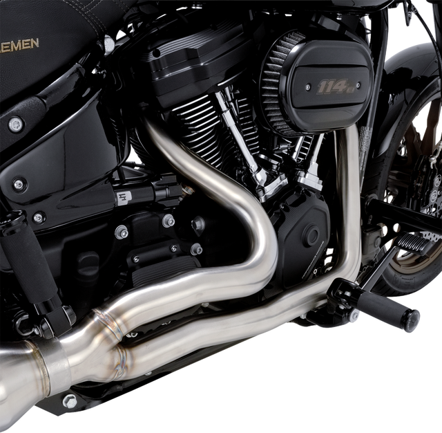 Vance & Hines 2-into-1 Gaslighter Exhaust System - Brushed / M8 Softail 1800-2854