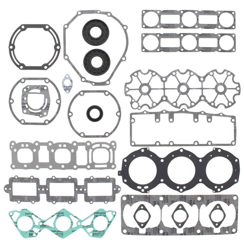 Vertex Pistons 1997-1999 GP 1200 Wave Runner/1999-2004 SUV 1200 Wave Runner Complete Gasket Kit w/ Seals - 611606