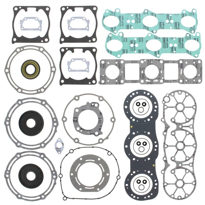 Vertex Pistons 2000-2002 GP 1200 Wave Runner/1999-2000 XL 1200 Wave Runner Complete Gasket Kit w/ Seals - 611608