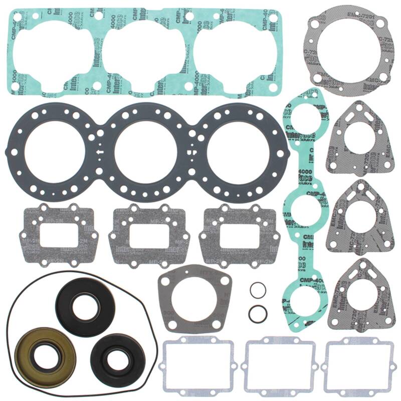 Vertex Pistons 2001-2004 JH 1100 Ultra 130/1996-2003 JH 1100 Zxi Complete Gasket Kit w/ Seals - 611405