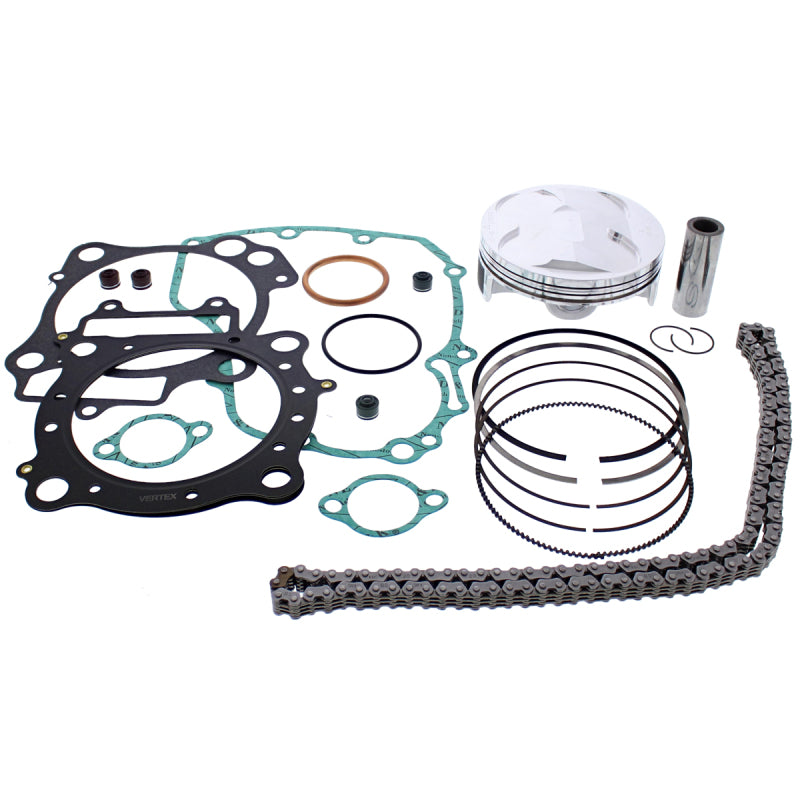 Vertex Pistons 2006-2014 TRX 450 ER/2006-2009 TRX 450 R Top End Piston Kit - VTKTC23549A