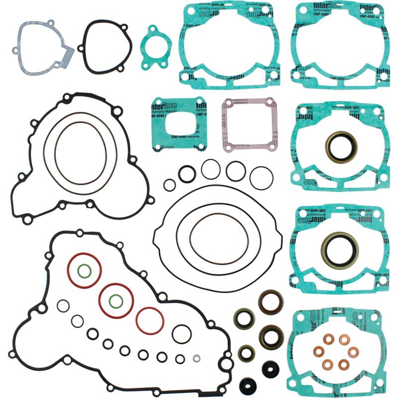 Vertex Pistons 2023 250 XC-W/2021-2022 300 EXC TPI/2021-2023 EC 250/2023 EC 300 Complete Gasket Kit w/ Seals - 8110062