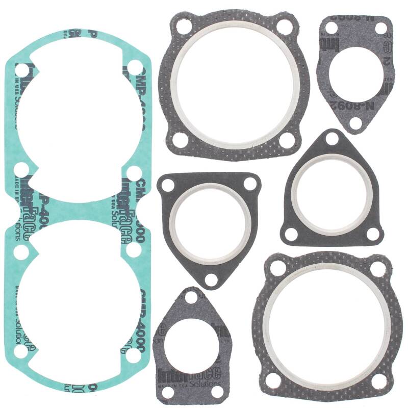 Vertex Pistons Vertex Gaskets 1992 Yamaha Enticer ET340TR Top End Gasket Kit - 710301