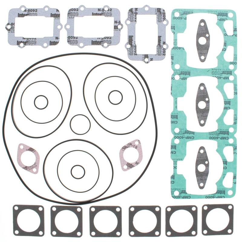 Vertex Pistons Vertex Gaskets 1994-1996 Ski-Doo Formula Mach Z 779 Top End Gasket Kit - 710198