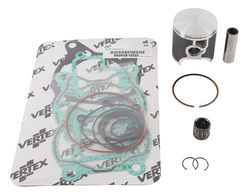 Vertex Pistons Vertex Piston 2004-2011 KTM 105 SX 105cc Top End Piston Kit - VTK22991A