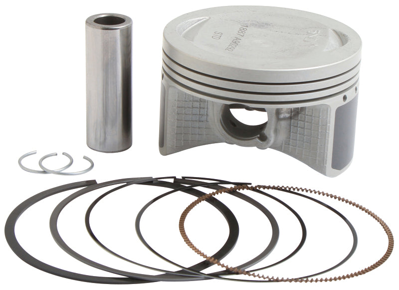 Vertex Pistons Vertex Piston 2014 Yamaha YFM 450 DAE Grizzly 4x4 Hunter 450cc +050mm OS Cast Replica Piston Kit - 24483050