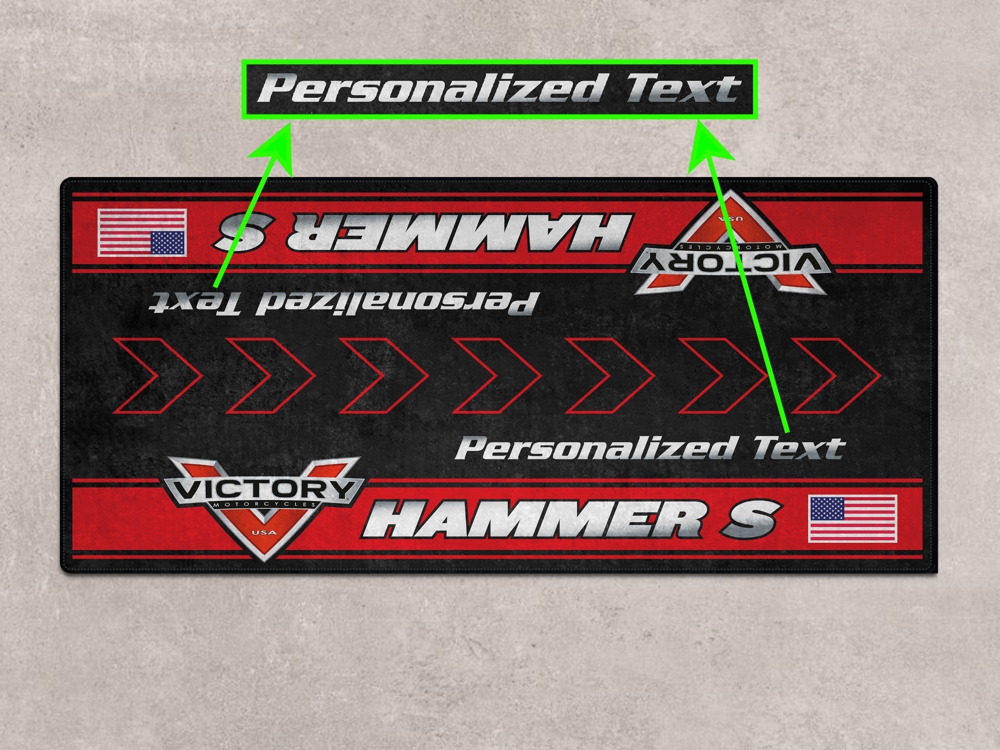 MPM Motorcycle Mat for Victory Hammer S - MM7311