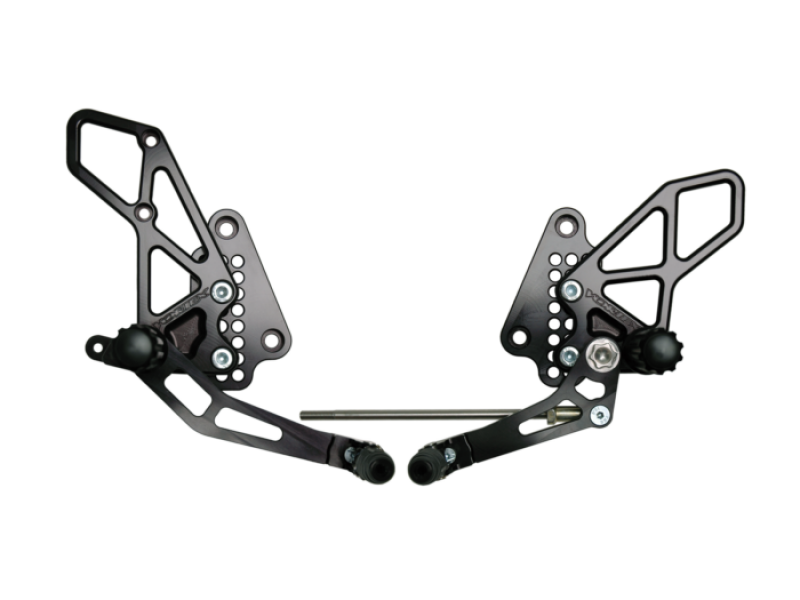 Vortex Racing 1999-2021 Suzuki GSX-R1300 R Hayabusa Rear Set- Black - RS532K