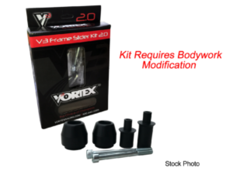 Vortex Racing 2006-2010 Suzuki GSX-R 600,750 V3 2.0 Frame Slider Kit- Modification Required - SR156