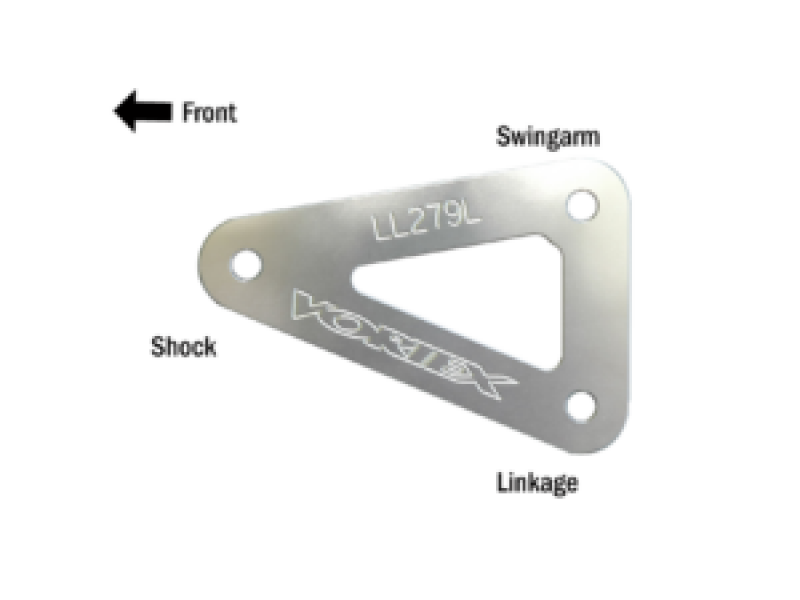 Vortex Racing 2008-2023 Honda CBR1000 RR Lowering Link Kit- Silver - LL279