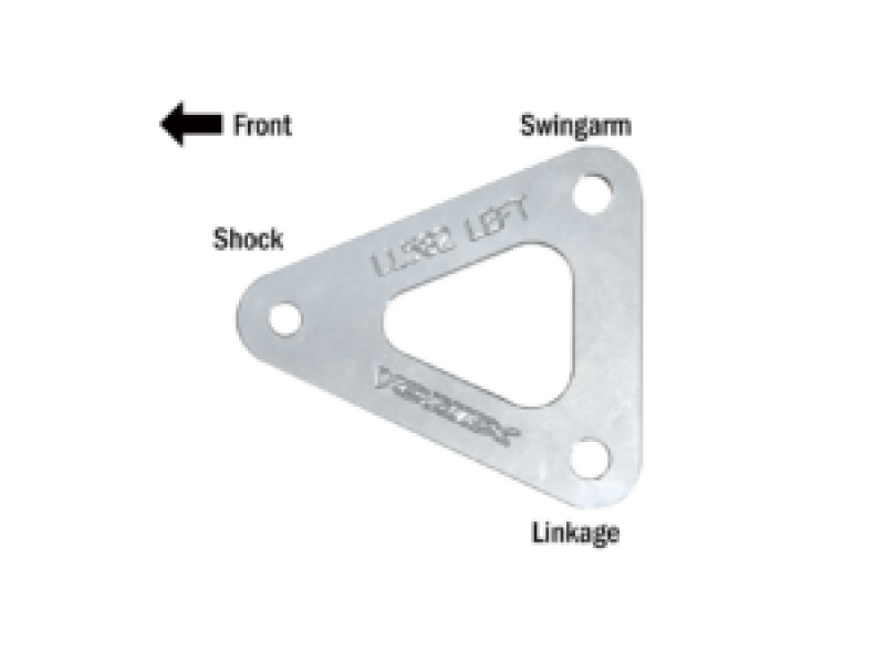 Vortex Racing 2009-2016 Suzuki GSX-R1000 Lowering Link Kit- Silver - LL582