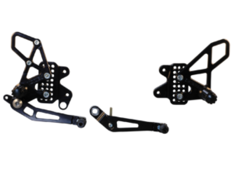 Vortex Racing 2011-2023 Suzuki GSX-R600,GSX-R750 Rear Set- Black - RS582K
