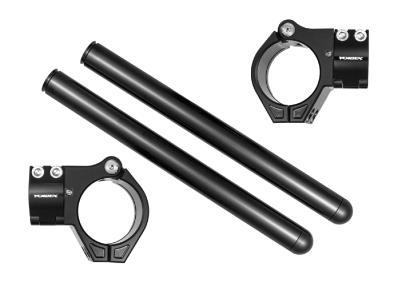 Vortex Racing 7 Degree Bar Angle Zero Offset 50mm Fork Tube - CL50BK