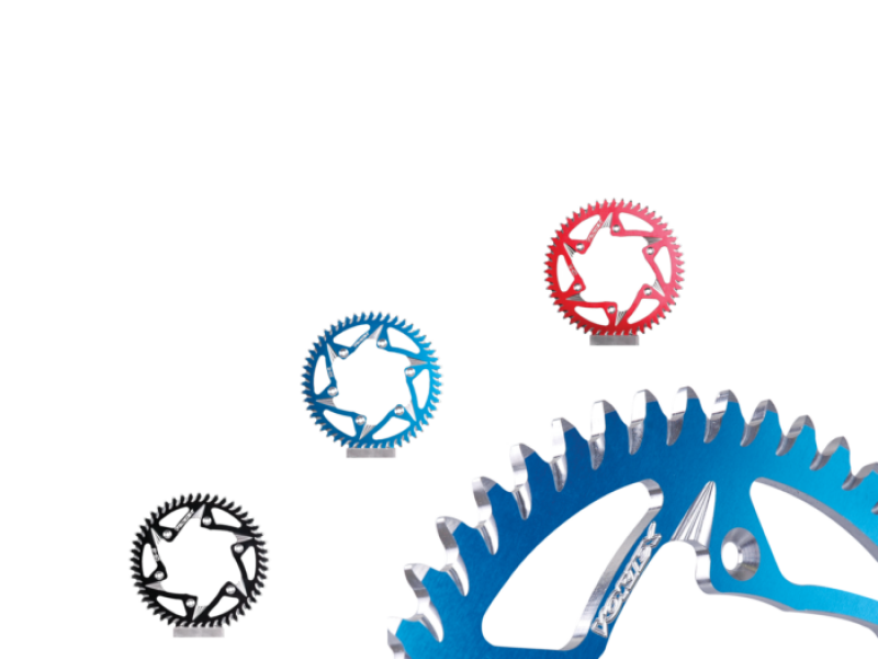 Vortex Racing Aluminum Rear Sprocket 520 48 Tooth- Black - 733ZK-48