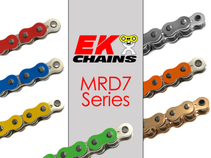 Vortex Racing EK 520 MVXZ2 Rivet Master 110 Links- Natural - 520MVXZ2-110