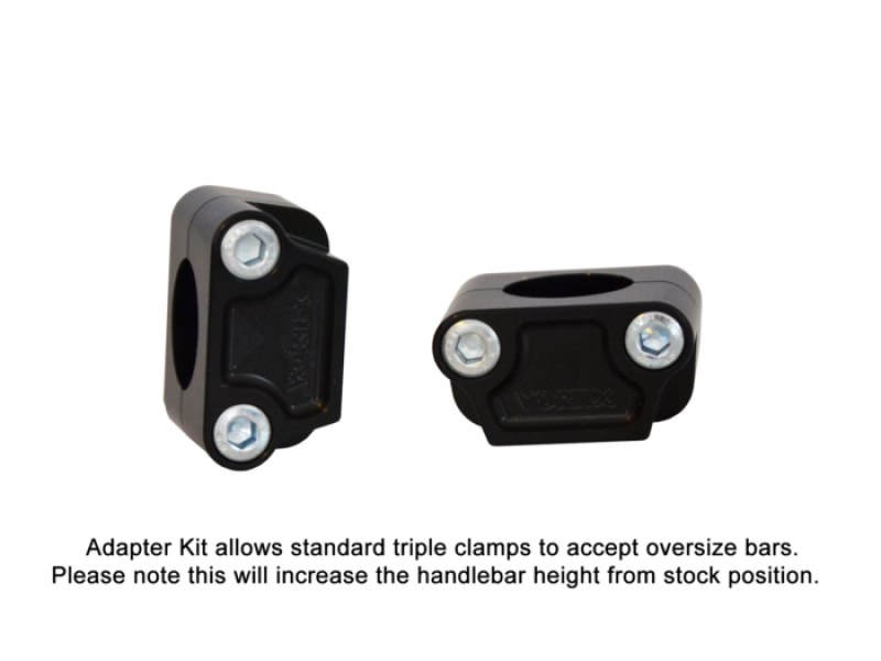 Vortex Racing Oversize Handle Bar Adapter- Black - AD101S