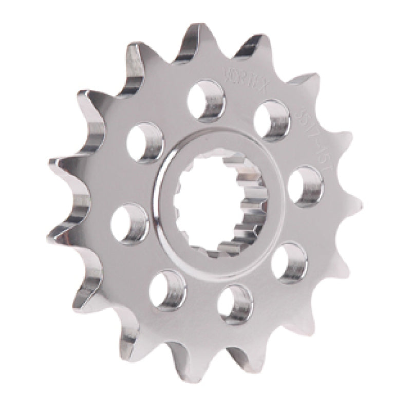 Vortex Racing Steel Front Sprocket 520 17 Tooth- Silver - 3487-17