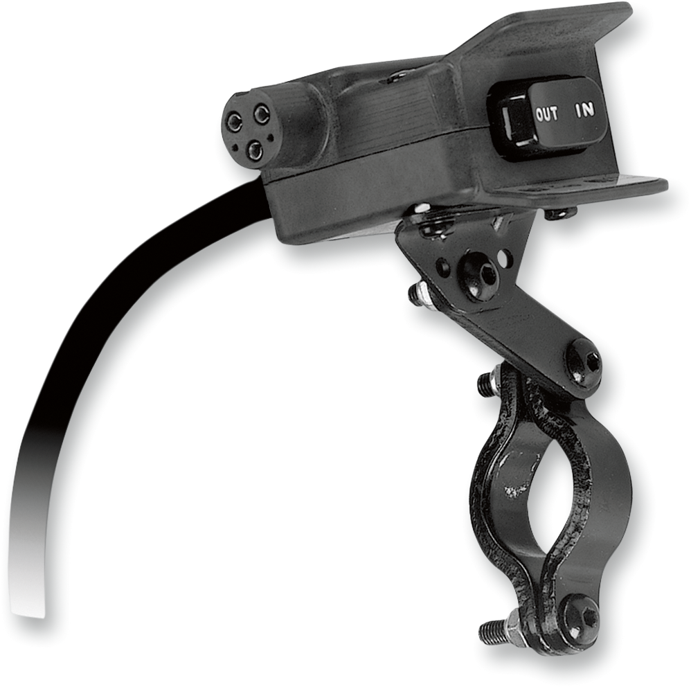 WARN Mini Rocker Control Switch with Remote - Mini Rocker Switch / with Remote / Black 4501-0261