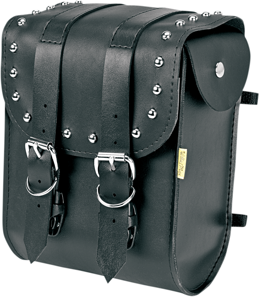 WILLIE & MAX LUGGAGE Ranger Studded Sissy Bar Bag - Ranger Sissy Bar Bag / Studded / Black 3503-0045