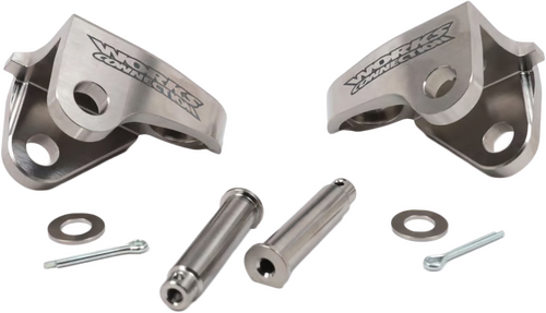 WORKS Offset Footpeg Mounts - 20-520