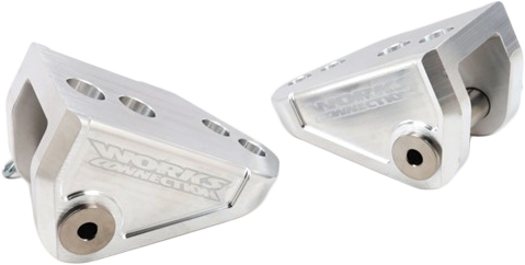 WORKS Offset Footpeg Mounts - 20-525