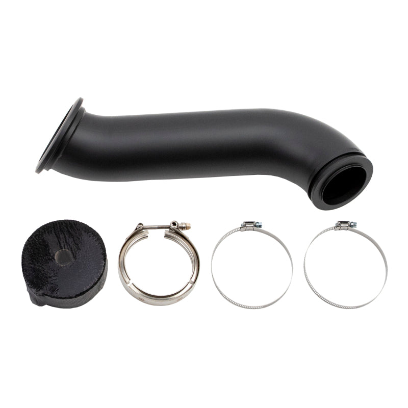 Wehrli 04.5-07 Dodge Ram Cummins 4in Down Pipe - w/High Mount S300 Turbo & 2nd Gen Manifold - WCF100281