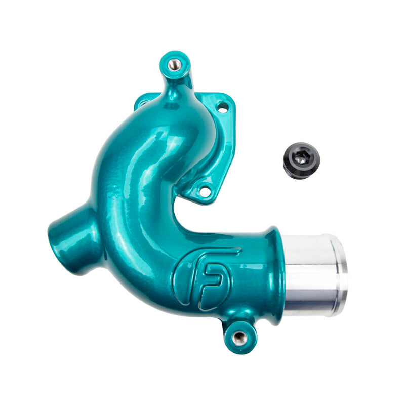 Wehrli 1998-2018 Dodge / Ram Cummins 5.9L/6.7L WCFab X Fleece Thermostat Housing - Candy Teal - WCF100157-CT