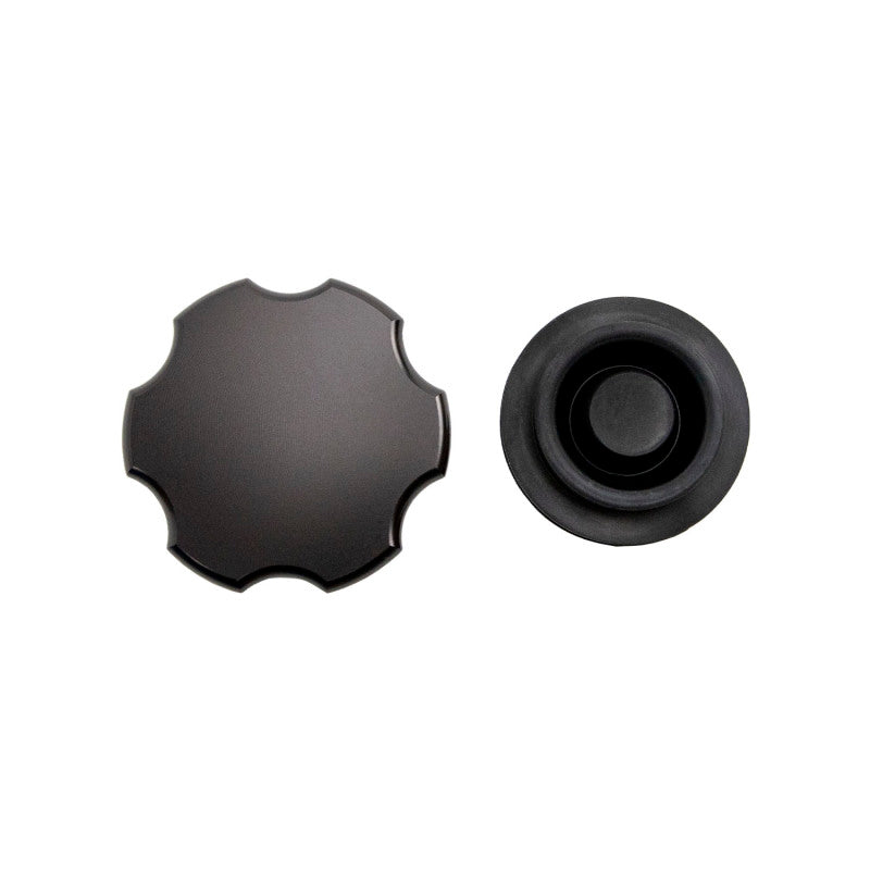 Wehrli 1999-2024 GM 1500/2500/3500 Billet Aluminum Brake Master Cylinder Cap - Black Anodized - WCF100216