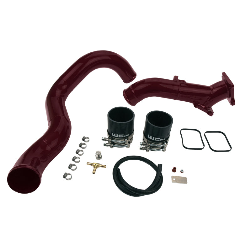 Wehrli 2001-2004 Chevrolet 6.6L LB7 Duramax 3in Y-Bridge Kit - Gloss Black - WCF100693-GB