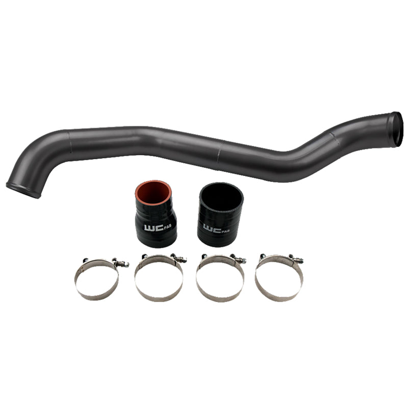 Wehrli 2001-2004 Chevrolet 6.6L LB7 Duramax Driver Side 3in Intercooler Pipe - Gloss White - WCF100349-GW