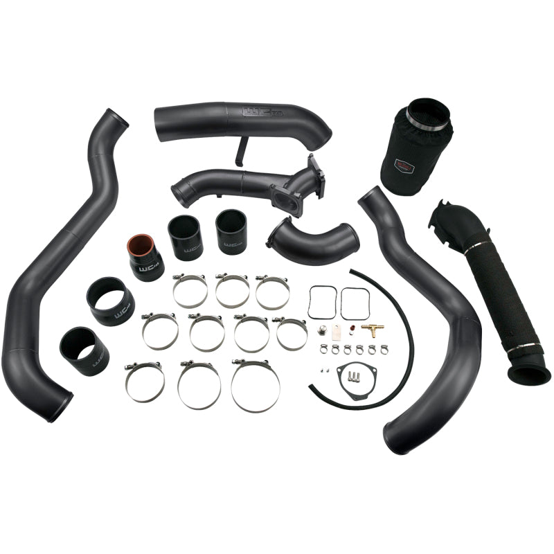 Wehrli 2001-2004 Chevrolet 6.6L LB7 Duramax High Flow Intake Bundle Kit - Gloss Black - WCF100712-GB