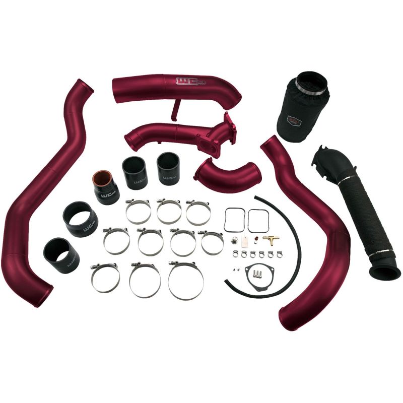 Wehrli 2001-2004 Chevrolet 6.6L LB7 Duramax High Flow Intake Bundle Kit - WCFab Red - WCF100712-RED